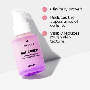 GET-CHEEKY Enriched Cellulite Oil with Brazilian Peppertree + Coconut Oil